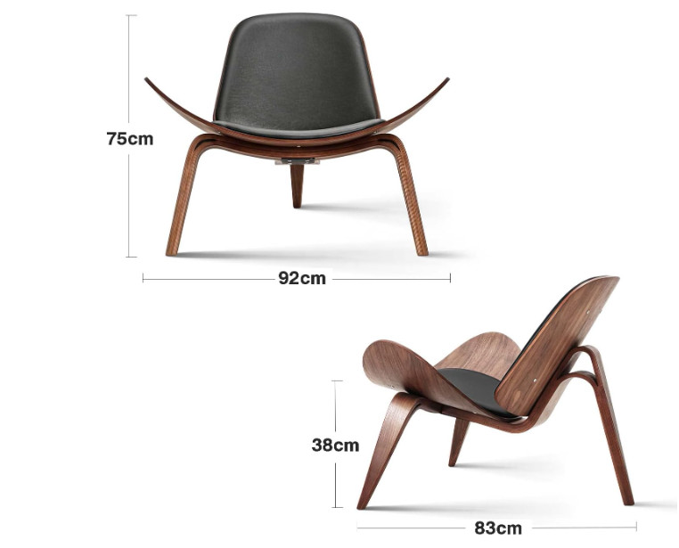 Elegance Meets Comfort – Designer Shell Chair for Style Conscious Living