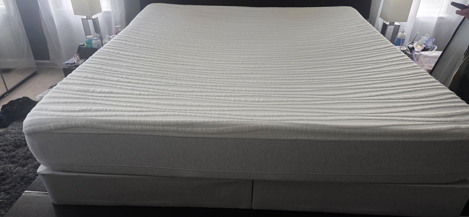 Sleep Number Mattress 360 P6 Split King And Scandinavian Designs King Bed