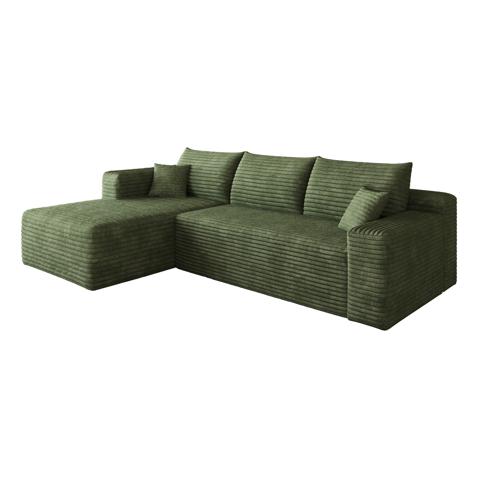 95″ Cloud Sectional Sofa,Modern Minimalist Upholstered Couches, Comfort U Shaped