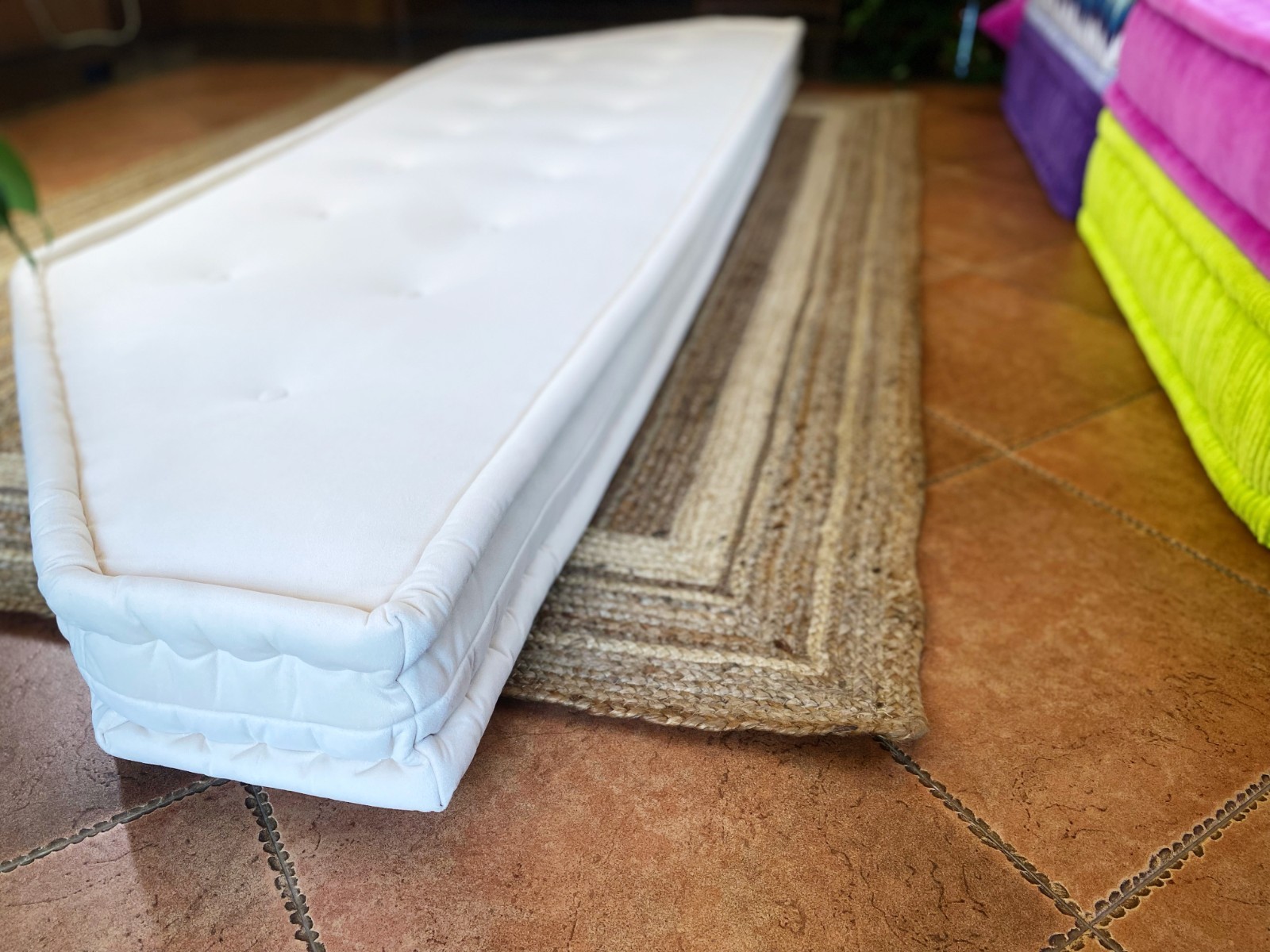 Handmade Cotton Feeling Daybed Cushion French Mattress Custom Pillow Floor Sofa