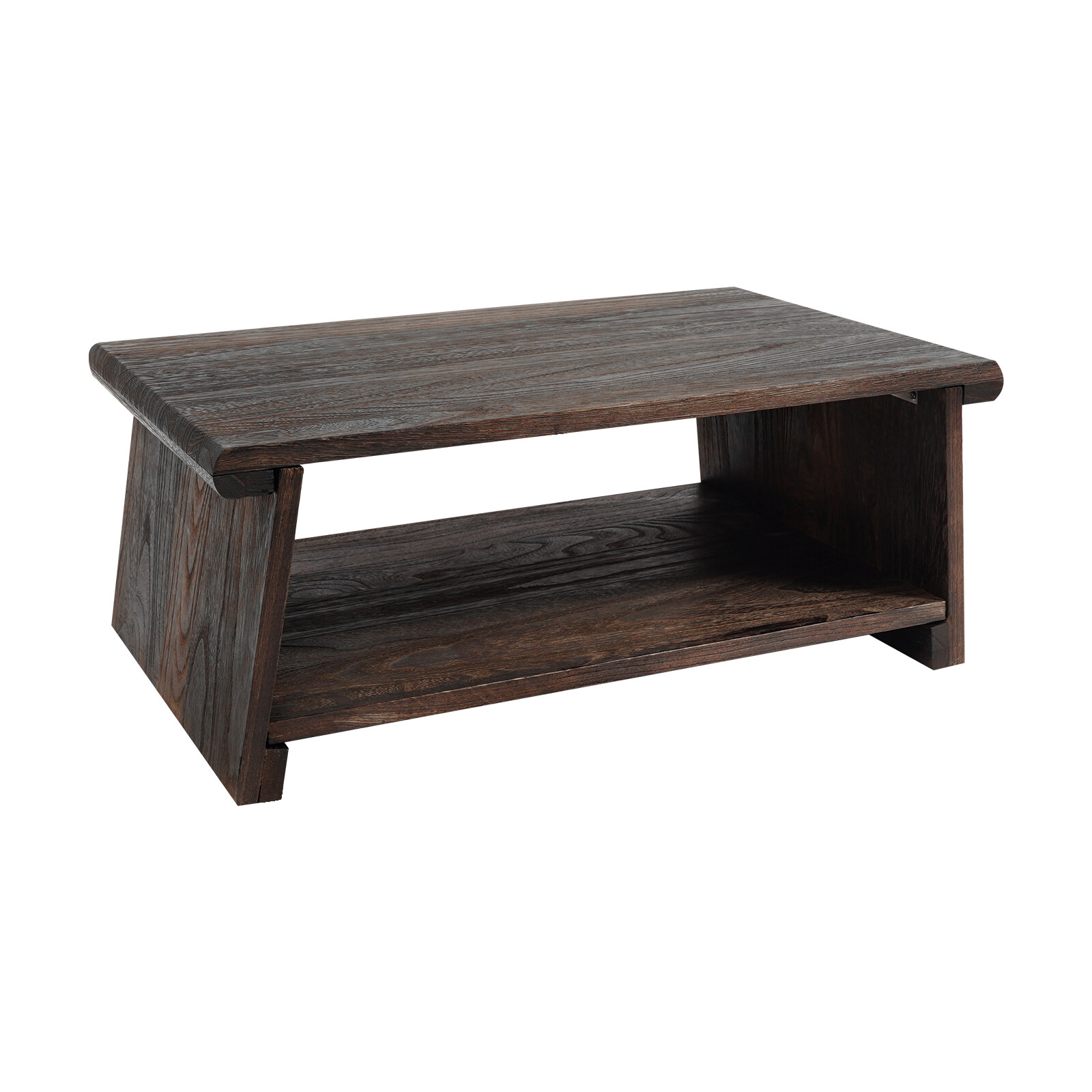 Japanese Tatami Table Folding Meditation Table Floor Tea Table Brown 7.9″ Height