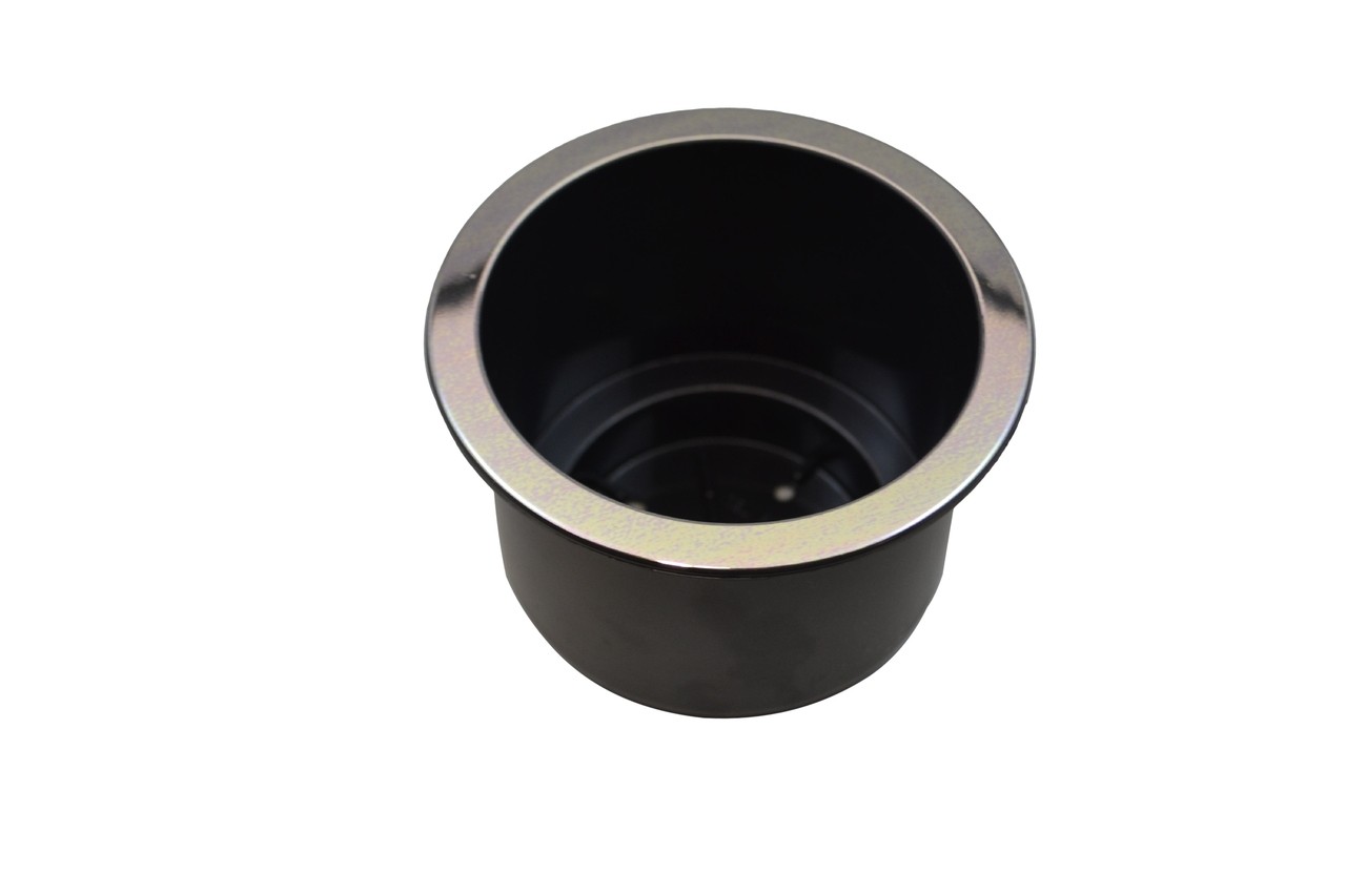 Plastic Chrome Lip Cup Holder For Sofa and Chairs 3.25″ Tall 4.25″ Diameter