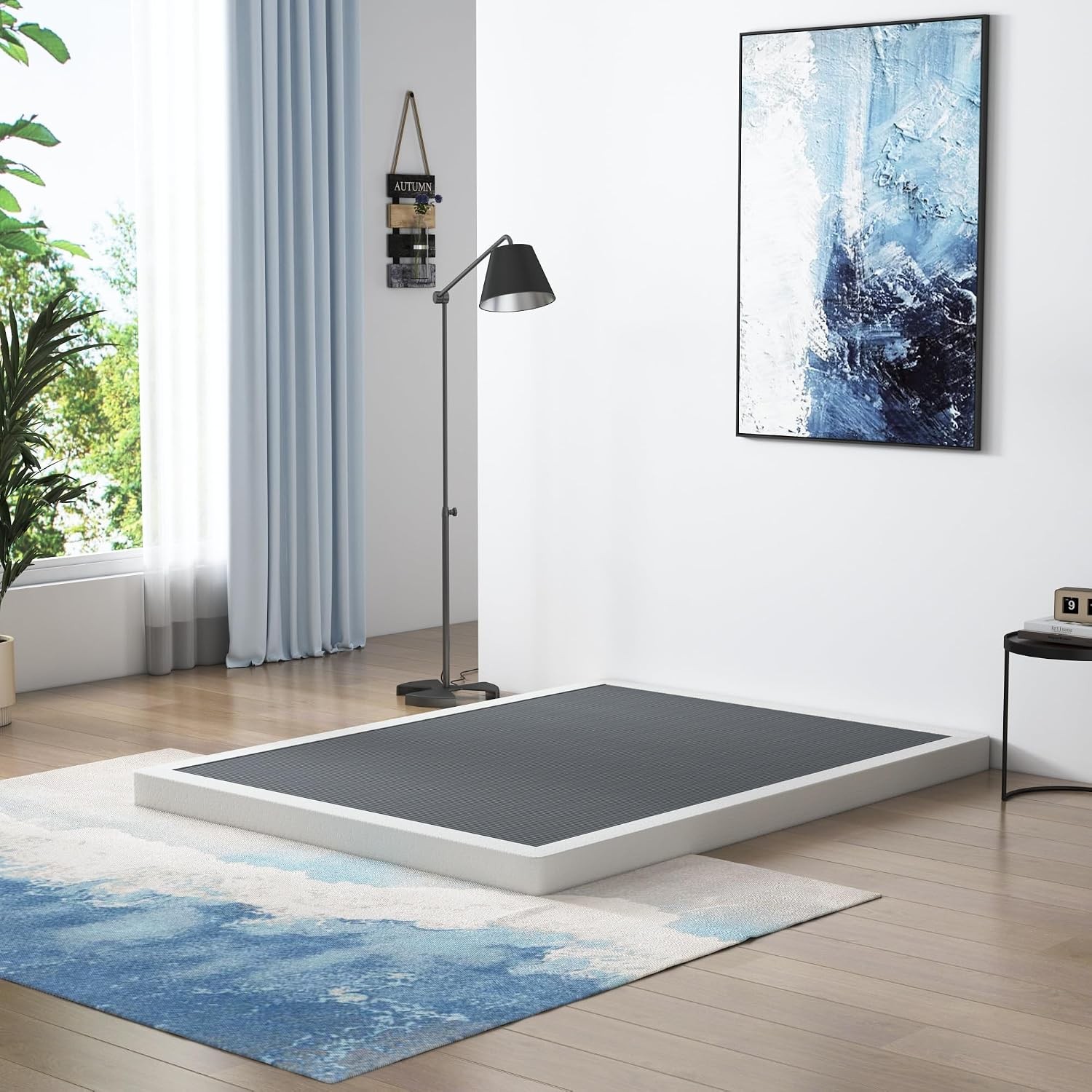 Low Profile Box Spring King Size, 3 Inch Box Spring for King Bed, Heavy Duty Mat