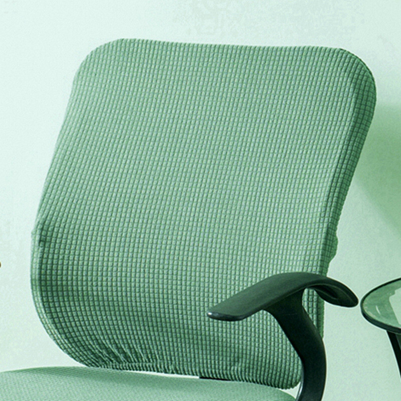 Solid Color Stretchy Waterproof Chair Back Covers Office Seat Back Slipcover New