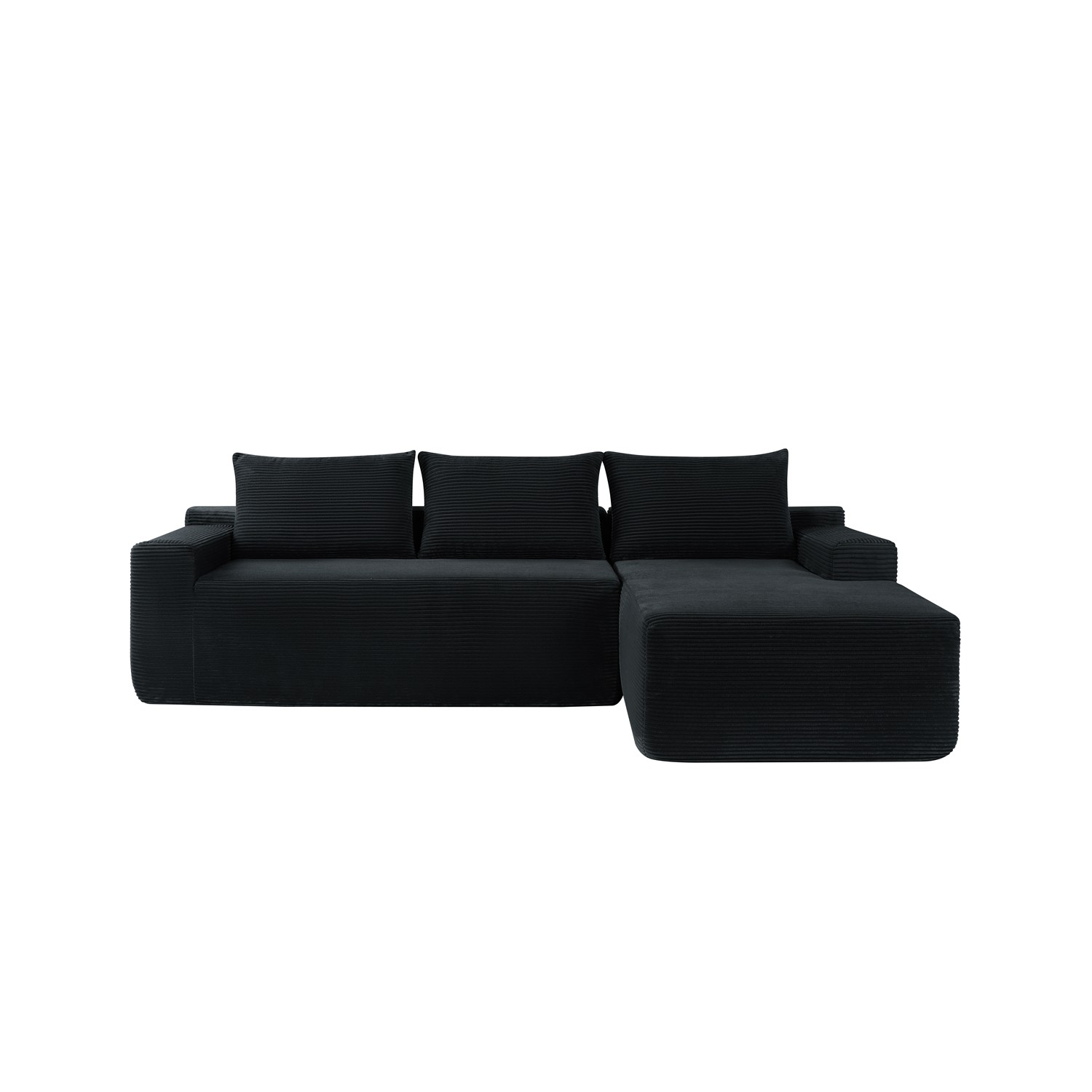 96″ Modular Cloud Sectional Sofa Couch L-Shaped Couch with Chaise Lounge 3 Seat
