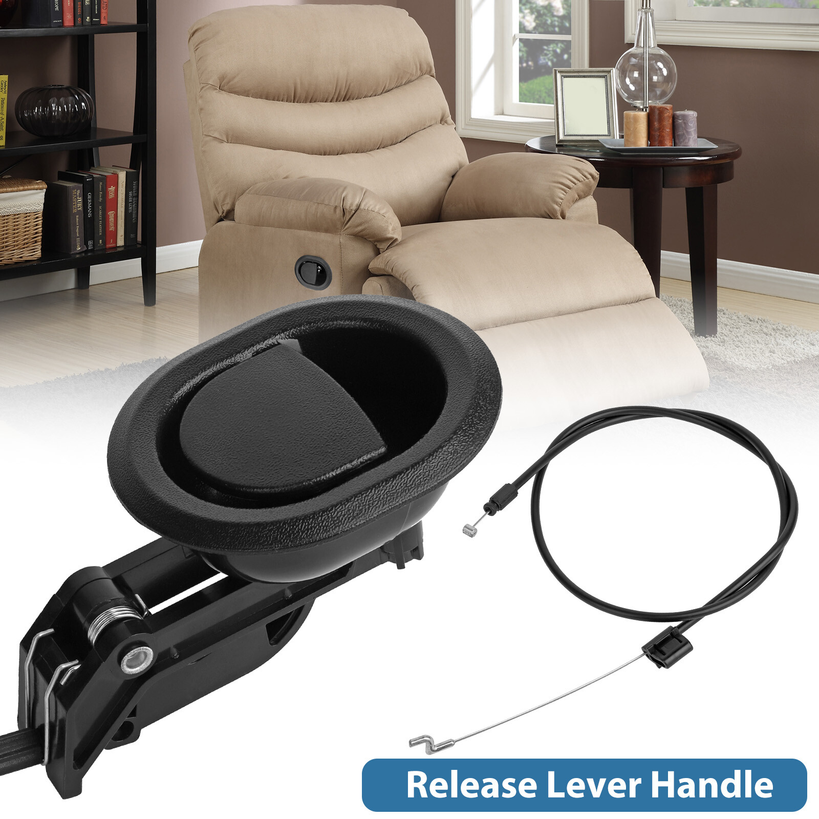 Sofa Recliner Release Pull Handle Replacement Universal Chair Couch Cable Switch