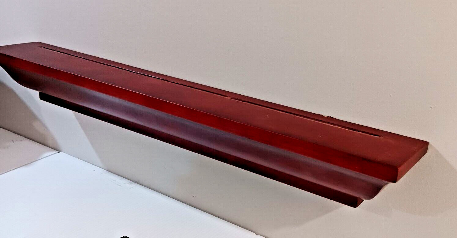Floating Shelf Crown Moulding Mantel or Plate Rack 24″ Wall-Mount Made In China
