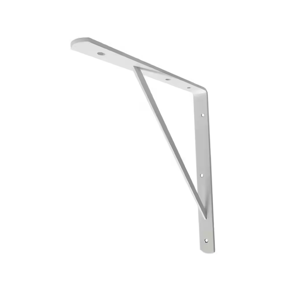20 In. X 13 In. White Steel Hvy Dty Shelf Bracket