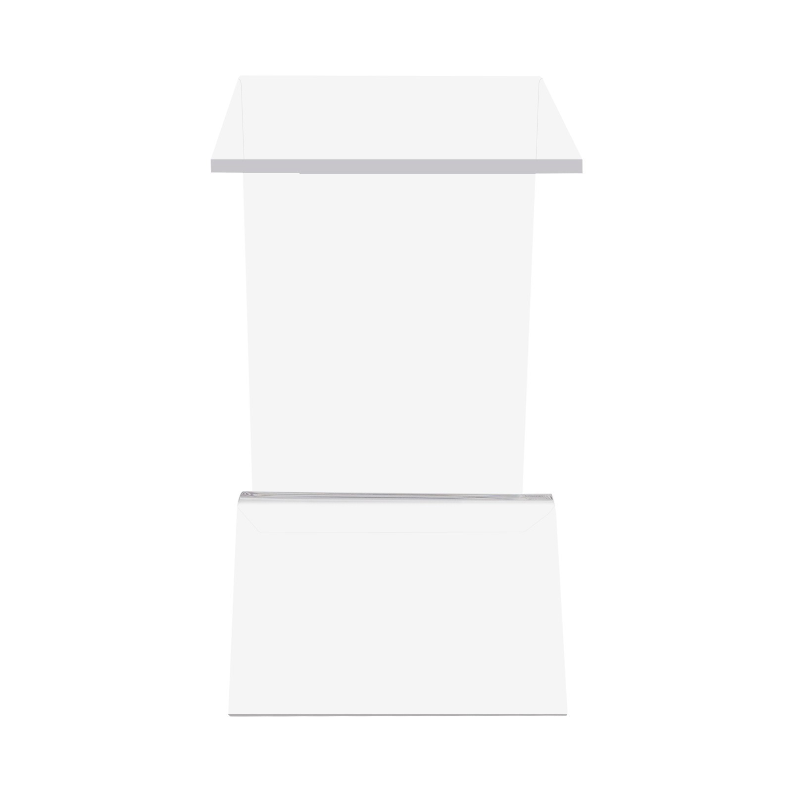 Side Table End Table Acrylic End Table Modern Clear Side Couch Table 20in Height