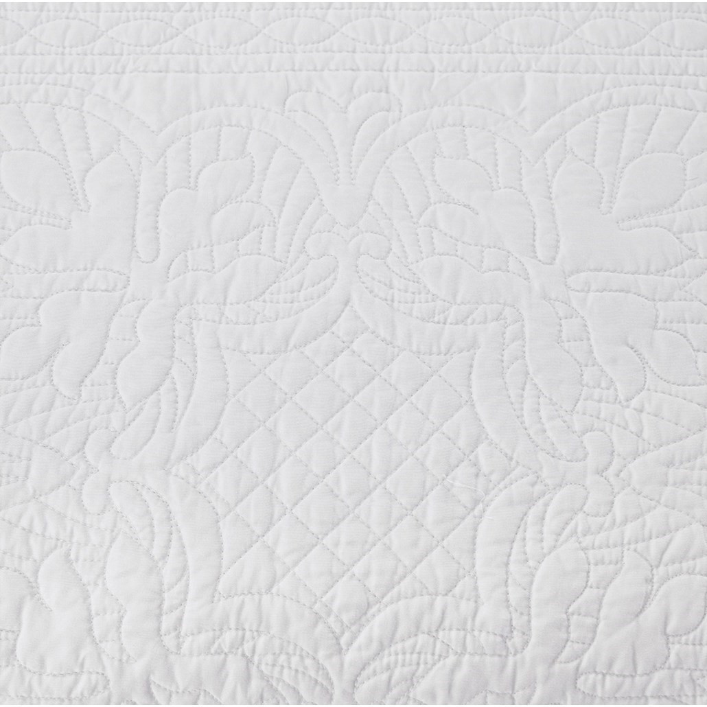 6 Piece Reversible Scalloped Edge Daybed Cover Set White Daybed