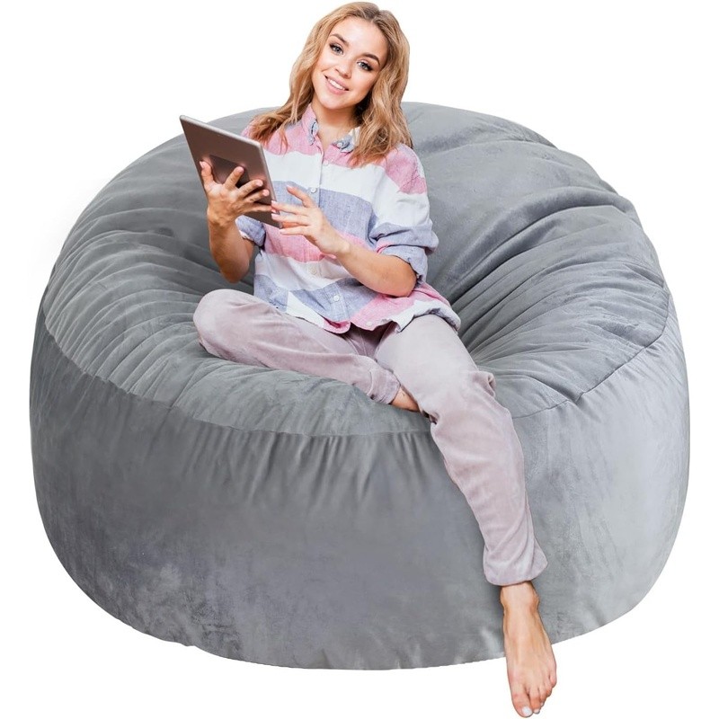 Premium Memory Foam Bean Bag Chair High-Quality Dutch Velvet Furniture All Ages