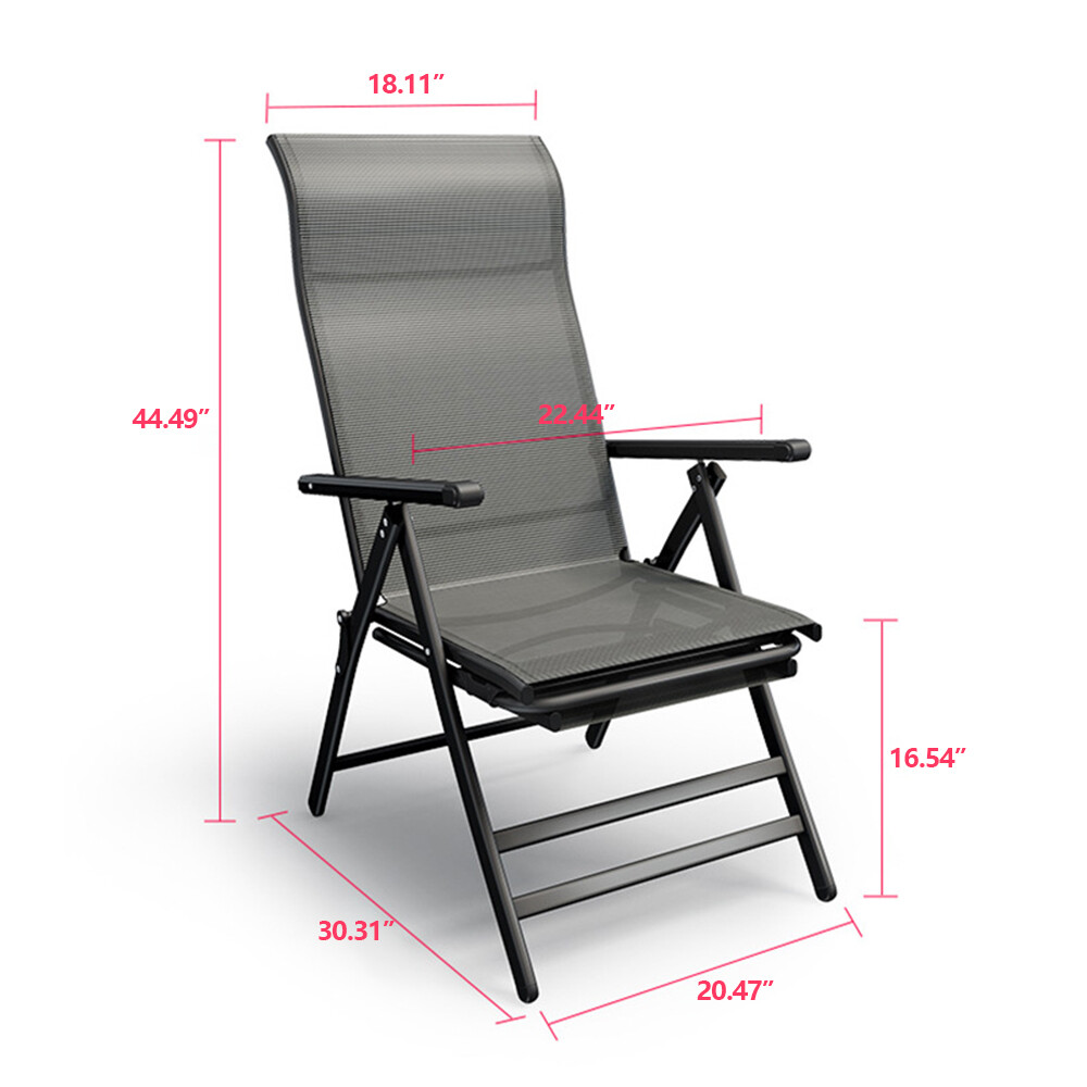 Outdoor Zero Gravity Chair Foldable Patio Lounge Chair Beach Reclining Chairs