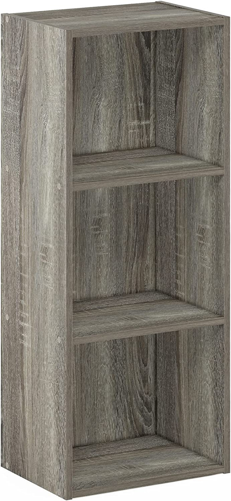 Luder Bookcase / Book / Storage , 3-Tier, Frenck Oak