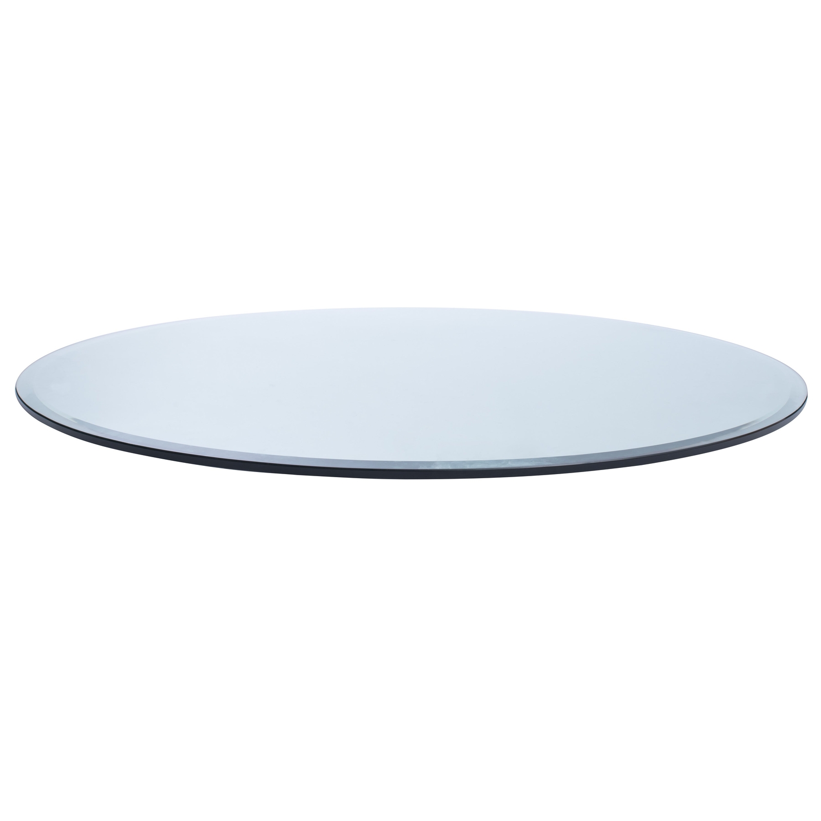 58″ Round Glass Top 3/8″ Thick – Flat Polish Edge