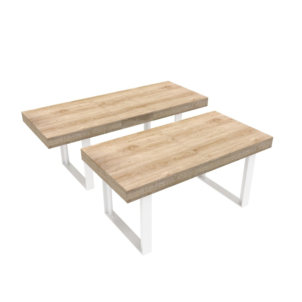 Extendable Dining Room Table for 6 8 10 Modern Farmhouse Dining Room Conference