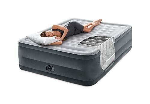 Intex 64417ED 22in Queen Dura-Beam Comfort Plush High-Rise Inflatable Air Mattre
