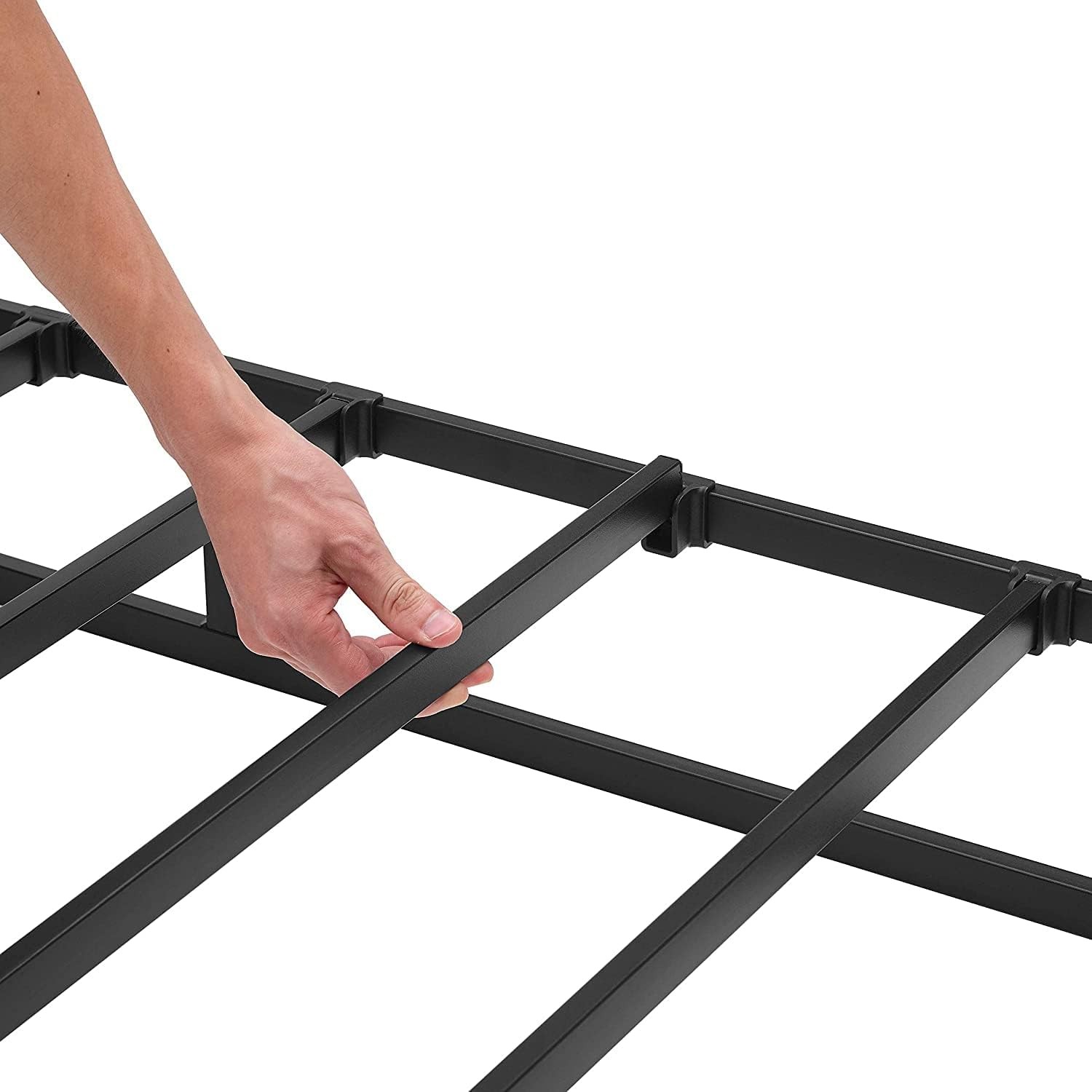 Sturdy Smart Box Spring Bed Base, 7-Inch Height Mattress Foundation