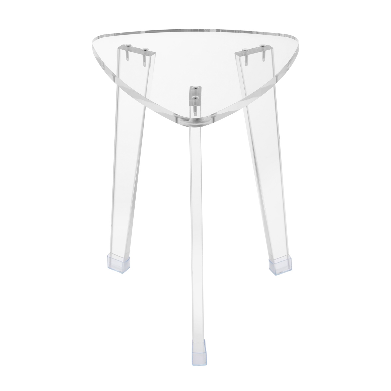 Acrylic Corner Stool Acrylic Storage Shelf Multifunction Acrylic Stool Clear