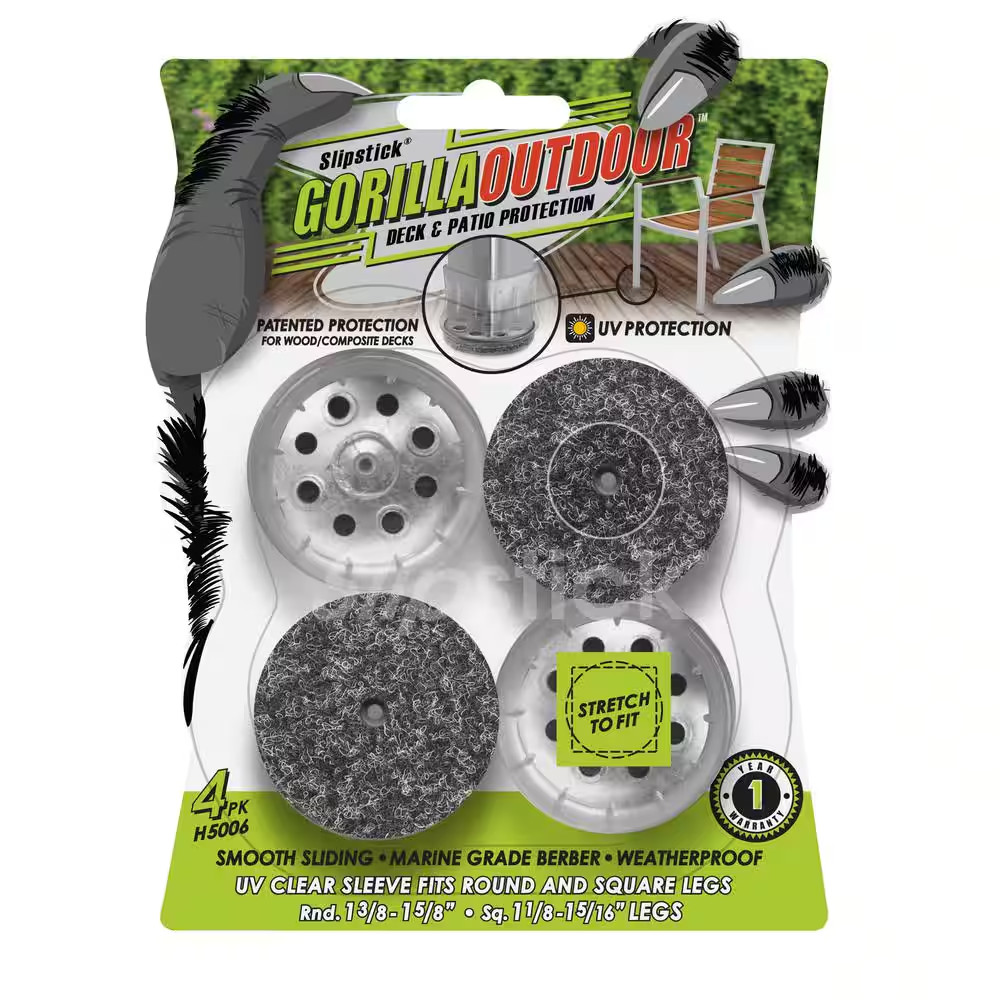 Gorilla Outdoor Clear Sleeve Berber Pads 1.5 In.