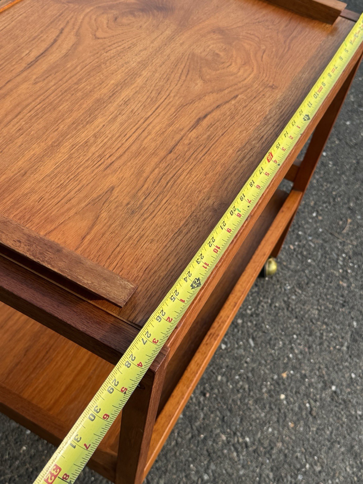 TEAK Cart With Removable Tray Bar Table Trolley BL-mobler Denmark
