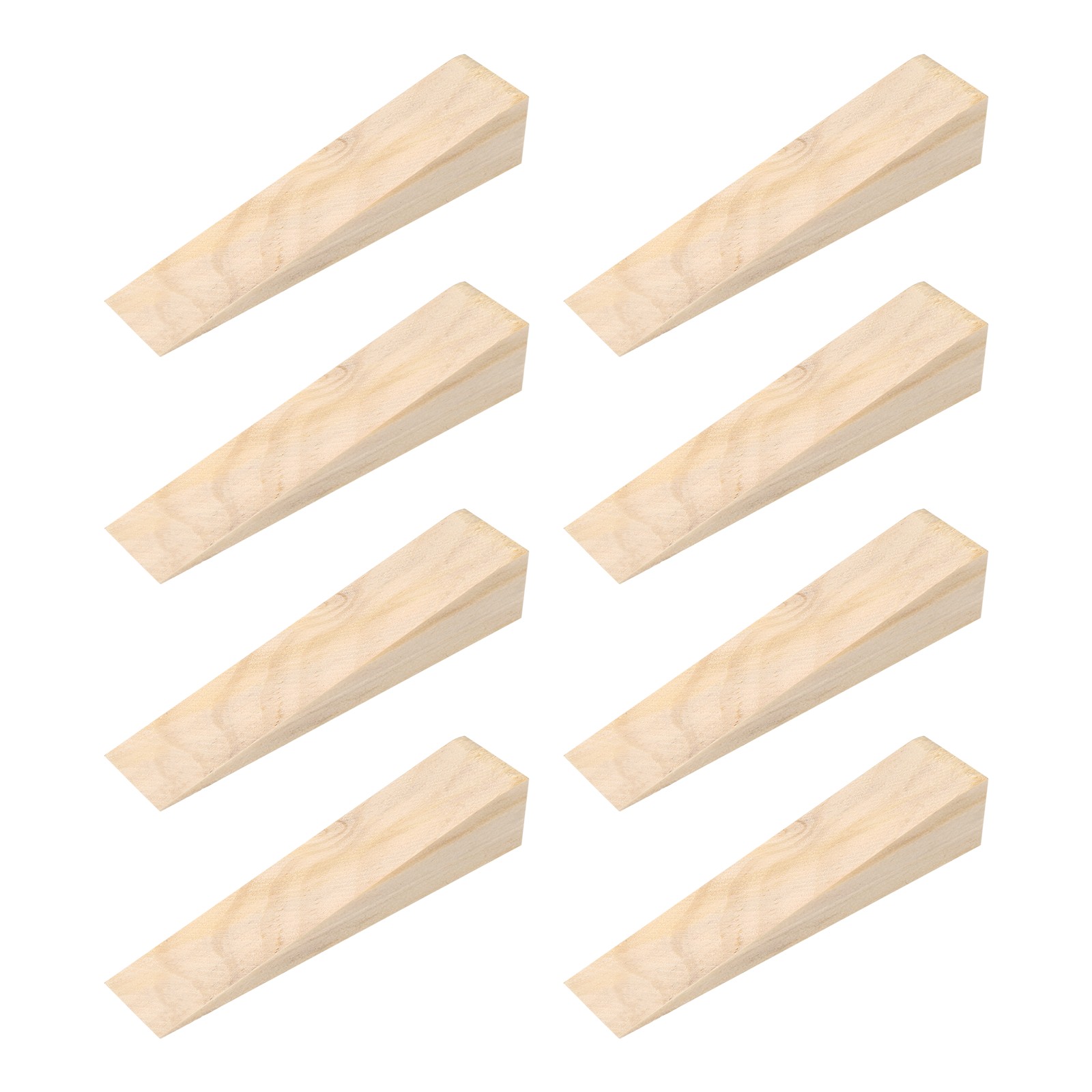 8Pcs Wooden Door Stopper 3.94″x0.79″x0.79″ Non-Slip Home