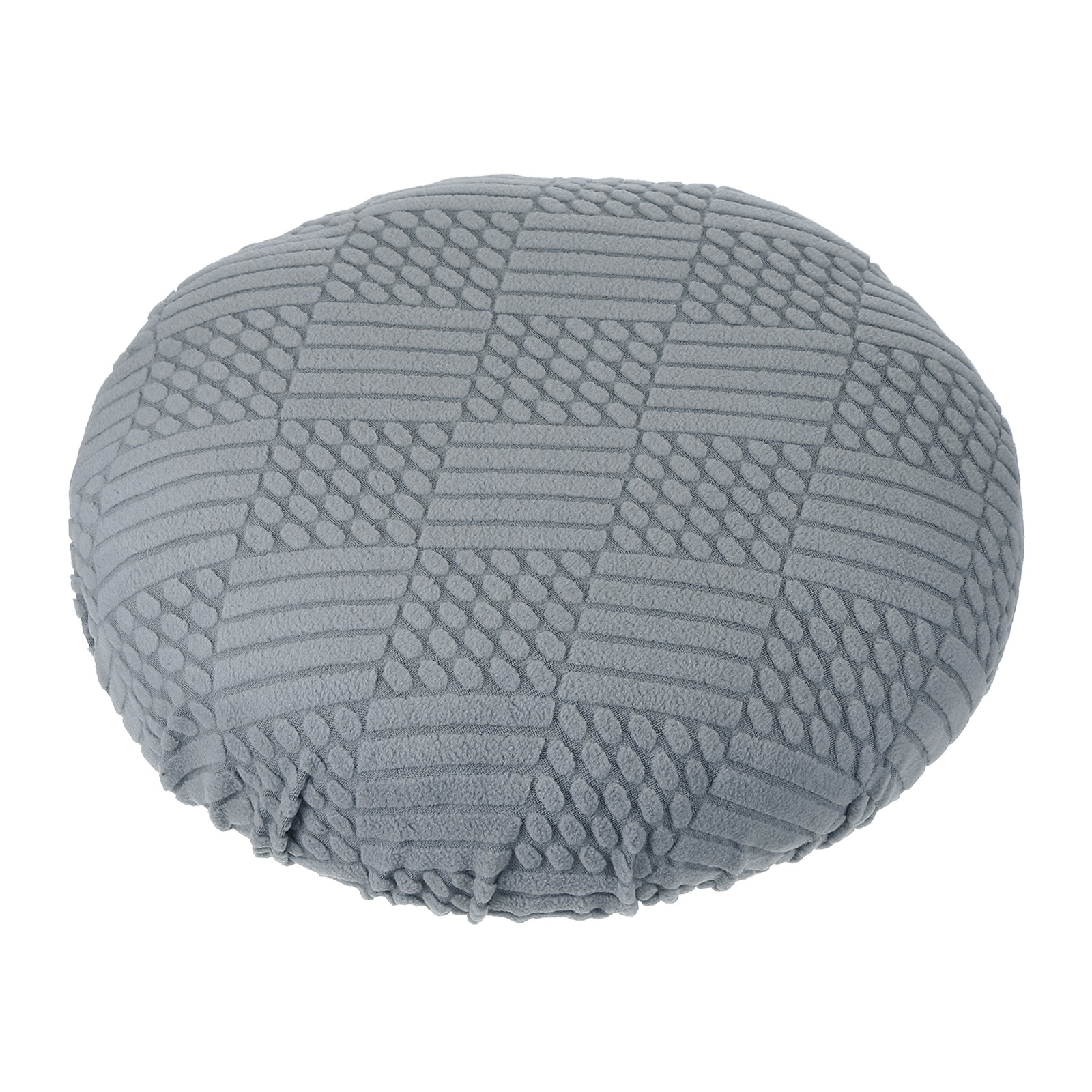 Bar Stool Cover Elastic Bar Stool Seat Covers for 14″-18″ Chair Dark Grey