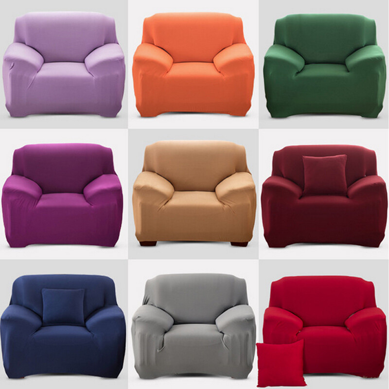 Spandex Stretch Sofa Covers Protector Sofa Slipcovers 1 2 3 4 Seater Couch Cover