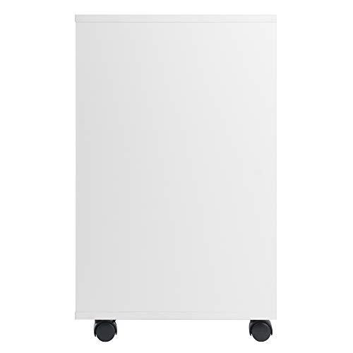 10519 Halifax 5-Drawer Composite Wood Cabinet, White