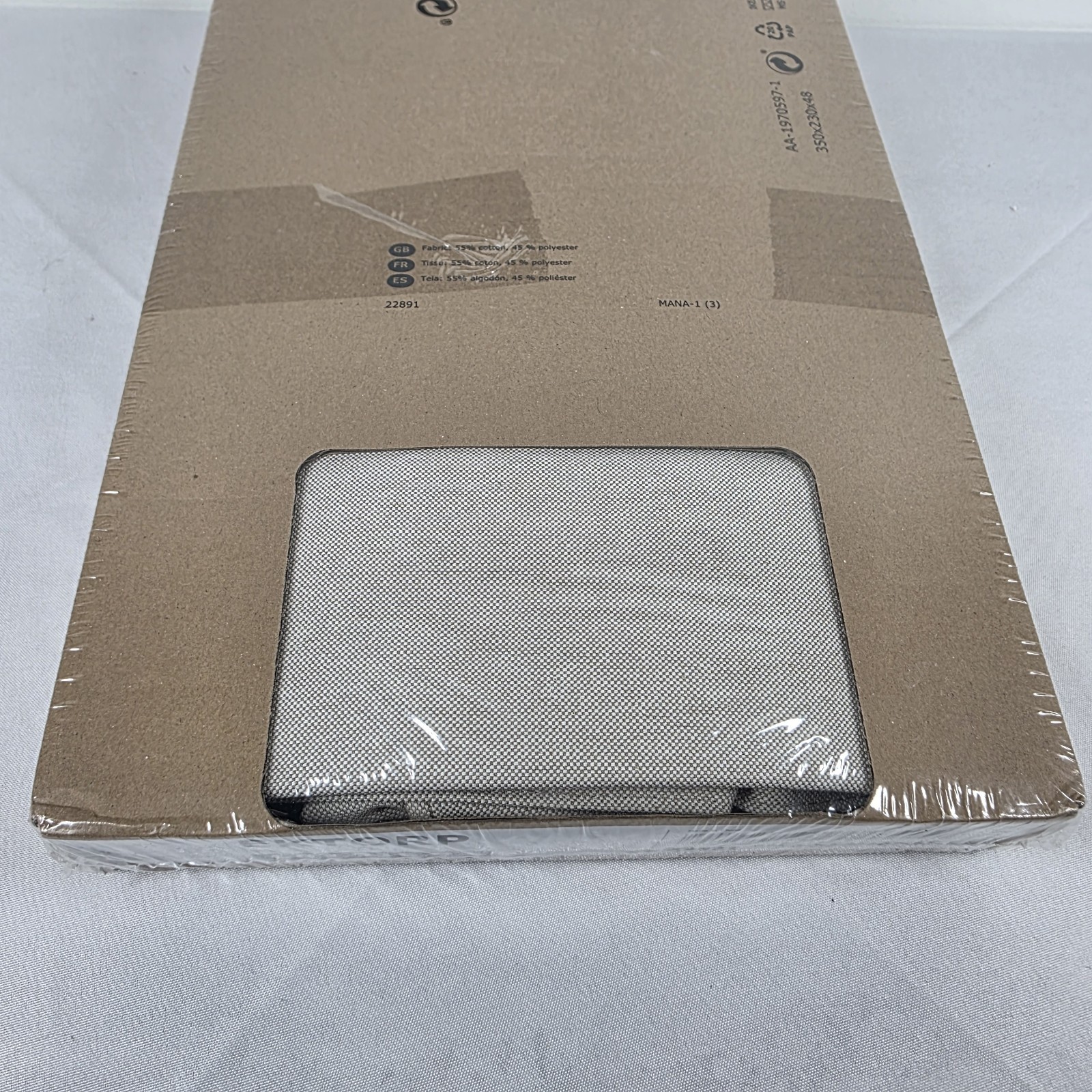 IKEA EKTORP Footstool Ottoman Cover Slipcover LOFALLET BEIGE 603.216.92 New