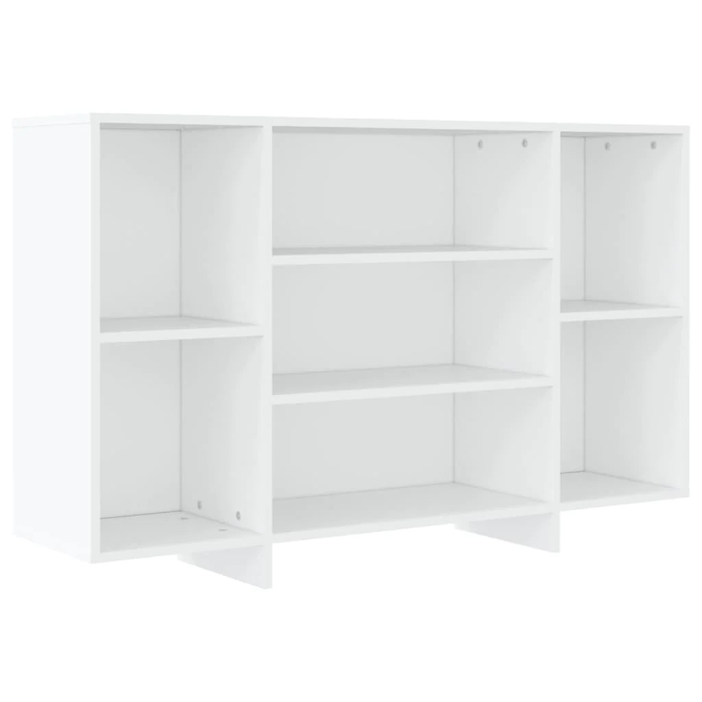NNEVL Sideboard White 120x30x75 cm Engineered Wood