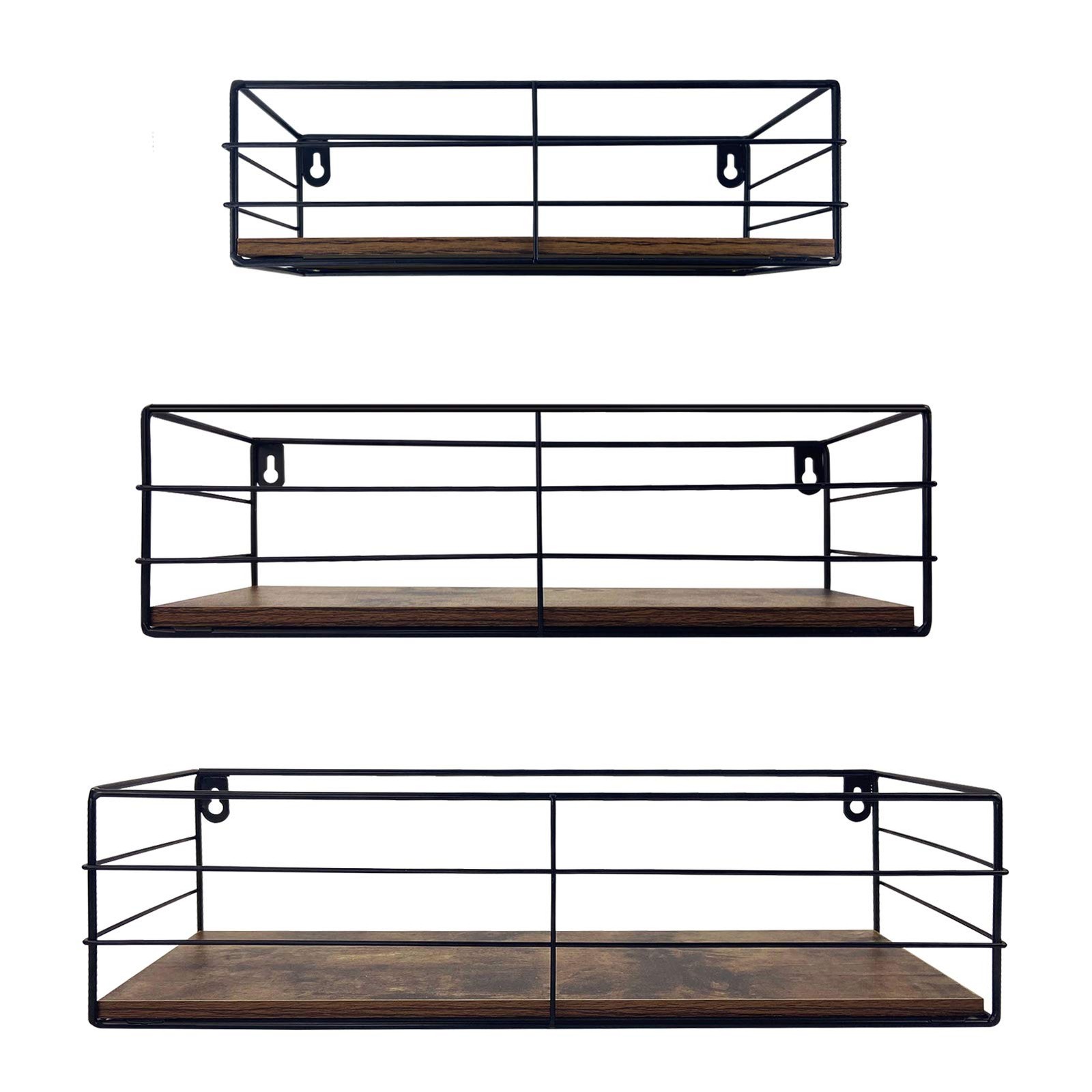 Floating Shelves Wall Mounted Set of 3, Hanging Storage Wall Shelf for Bathroom