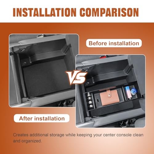 Center Console Organizer Compatible with Ford F150 Accessories 2024 2025 2026