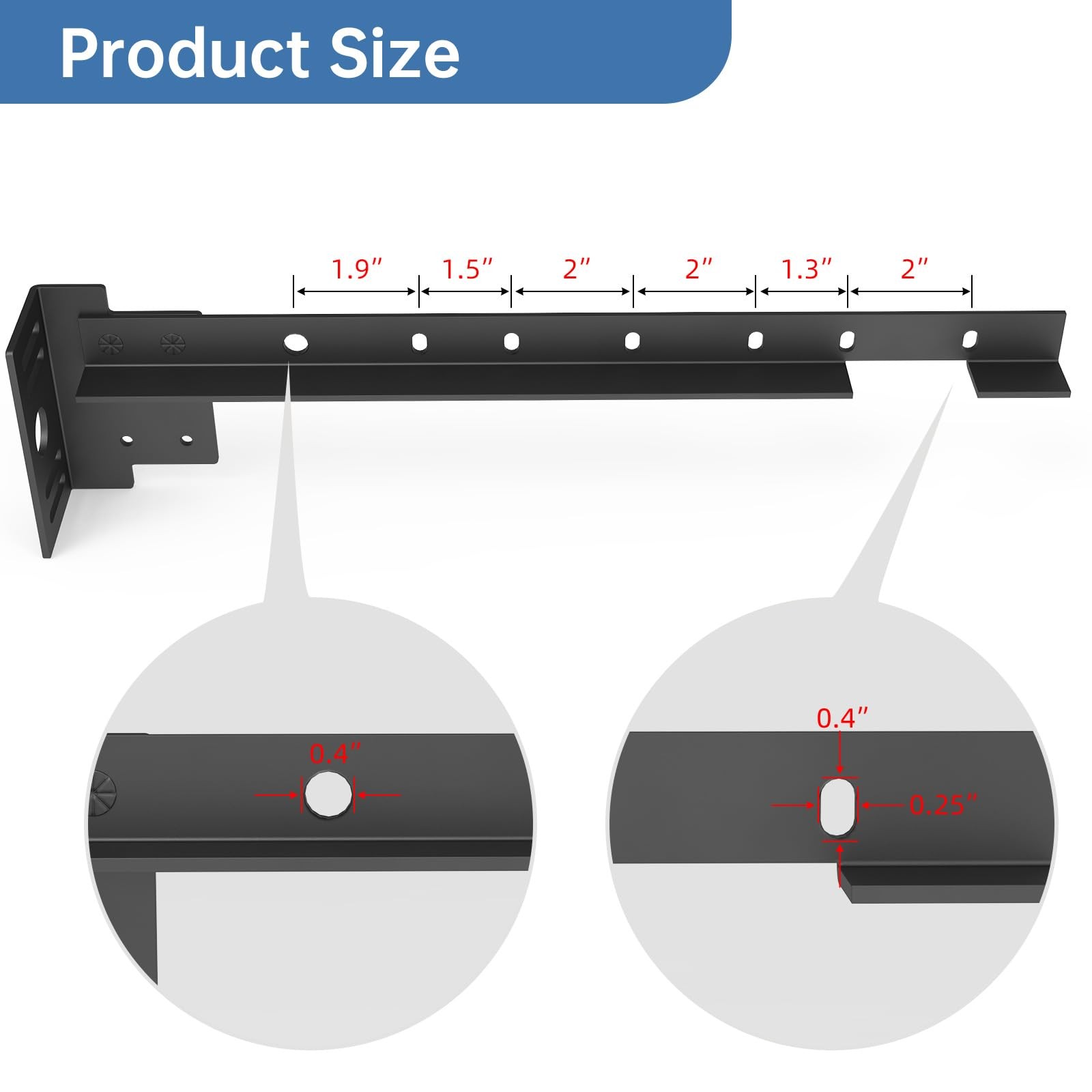 Bed Frame Footboard Extension Brackets Set Attachment Kit, Bolt-on Footboard …