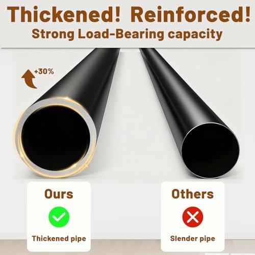 Room Divider Curtain (W100 x L84 in, 1 Panel)+ 100″W x 84″L (Pack of 1) Black