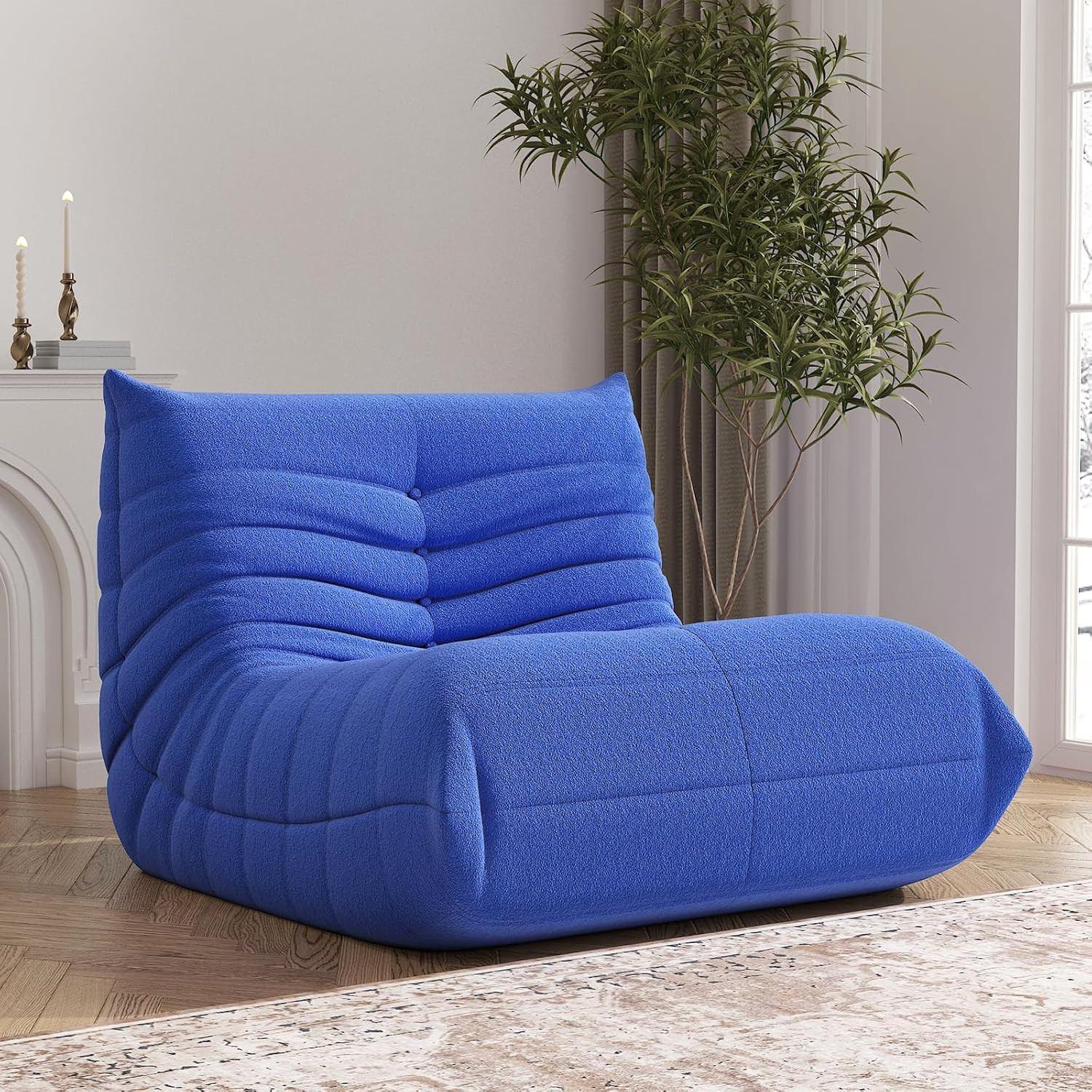 YVDNHP Bean Bag Chair, Memory Foam Bean Bag Sofa Large Bean Bag Chair for Adults