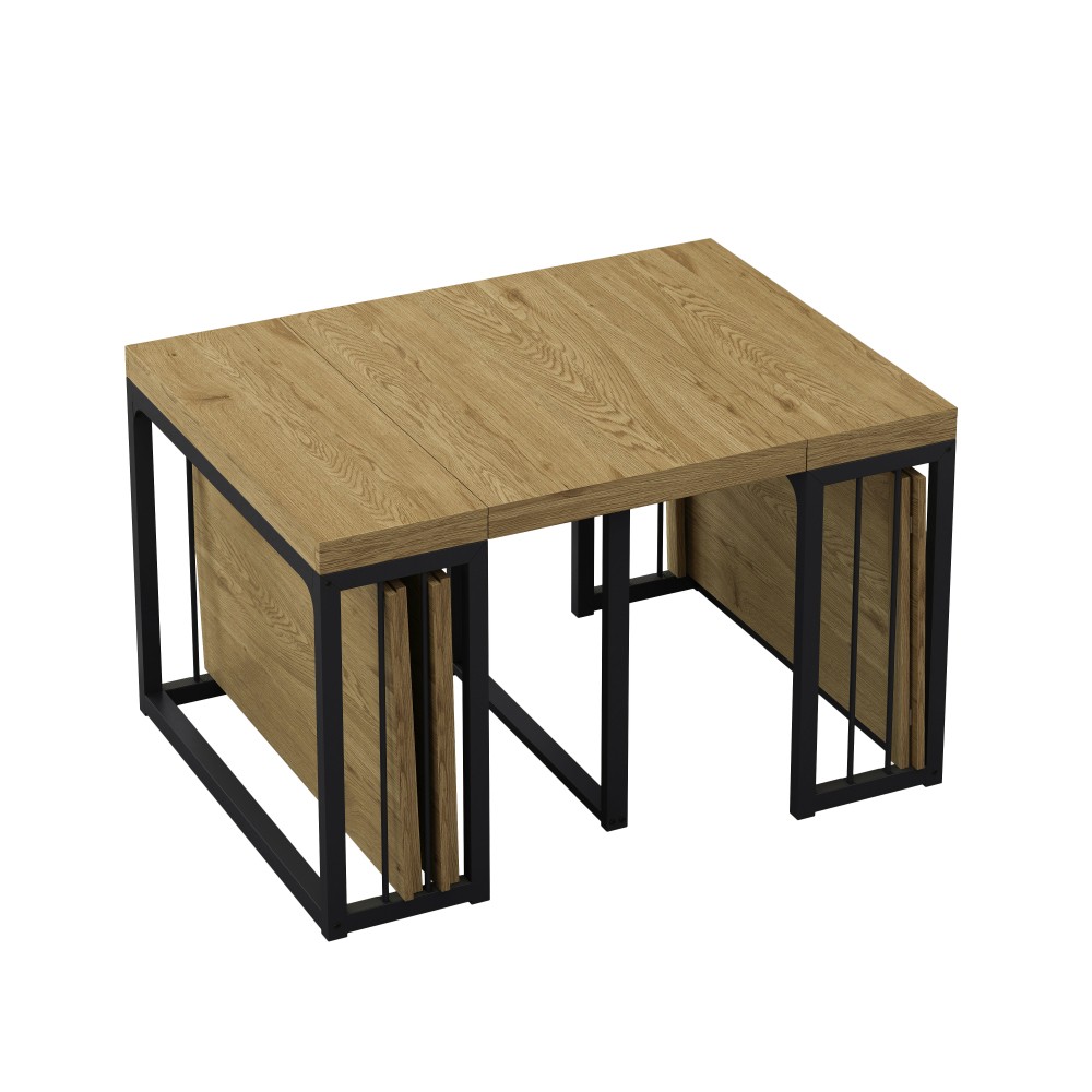 23.62″- 118″Modern Extendable Dining Table,Seats 2-10 People