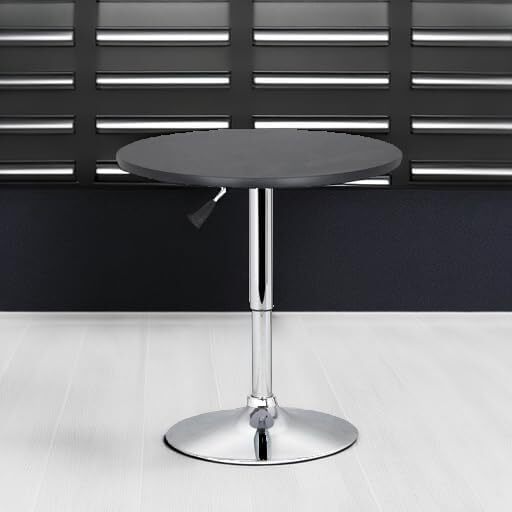 Yaheetech Round Bar Table Adjustable Height and 360° Swivel Bar Tables