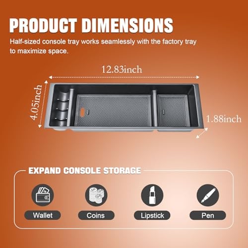 Center Console Organizer Compatible with Ford F150 Accessories 2024 2025 2026