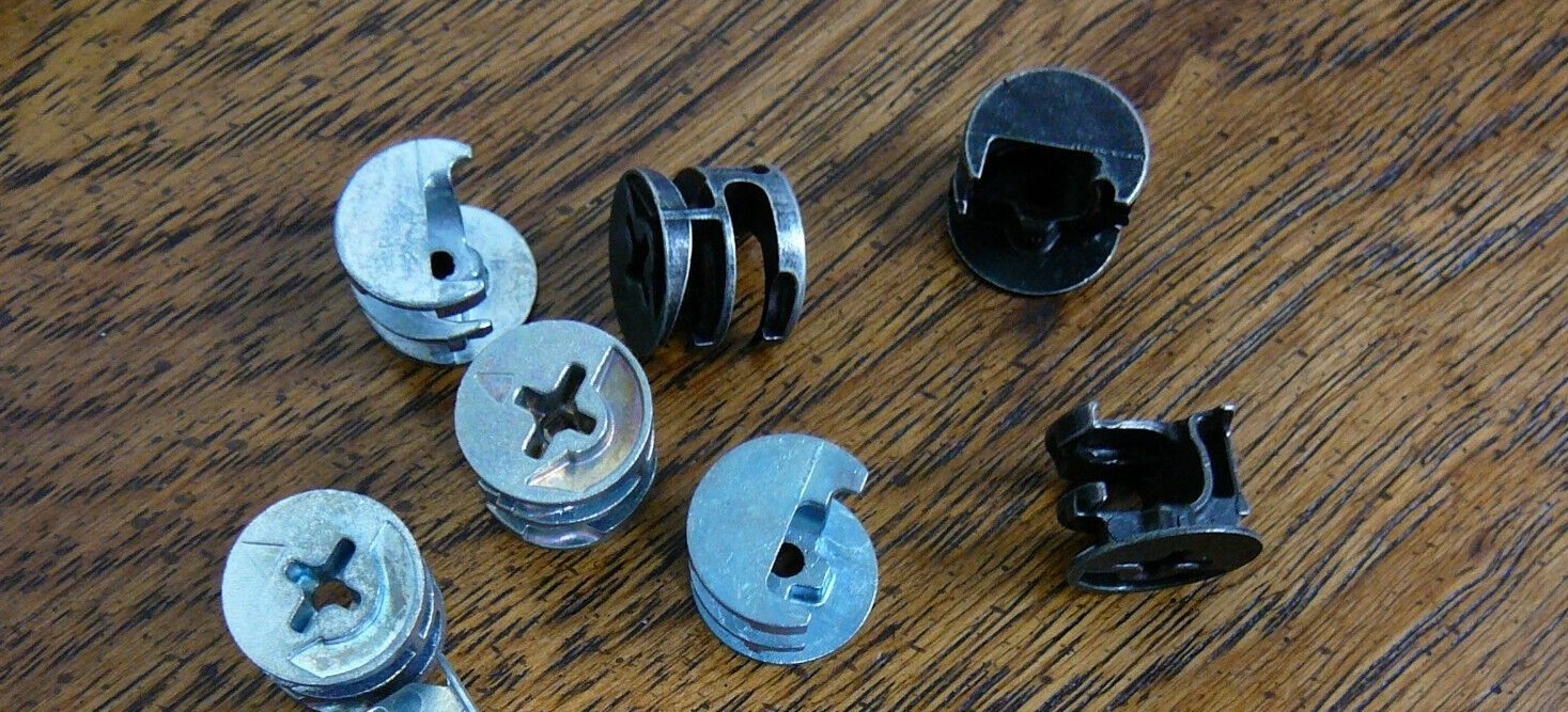 Ikea Metal Cam Lock Nuts Hardware Part # 103430 / 122741 – pks of 2, 4, 8, or 12