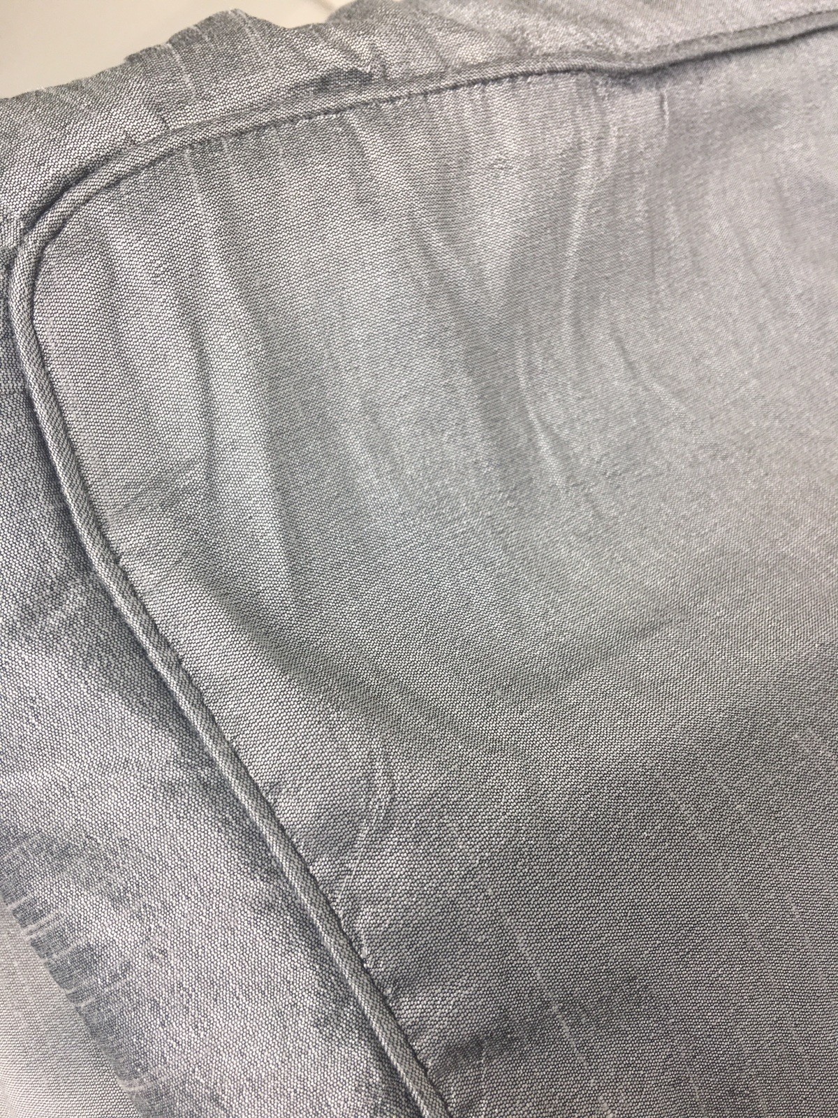 Set 8-2004 TARGET Armless Dining Chair Cover Luxury Silver/Gray Polyester INDIA
