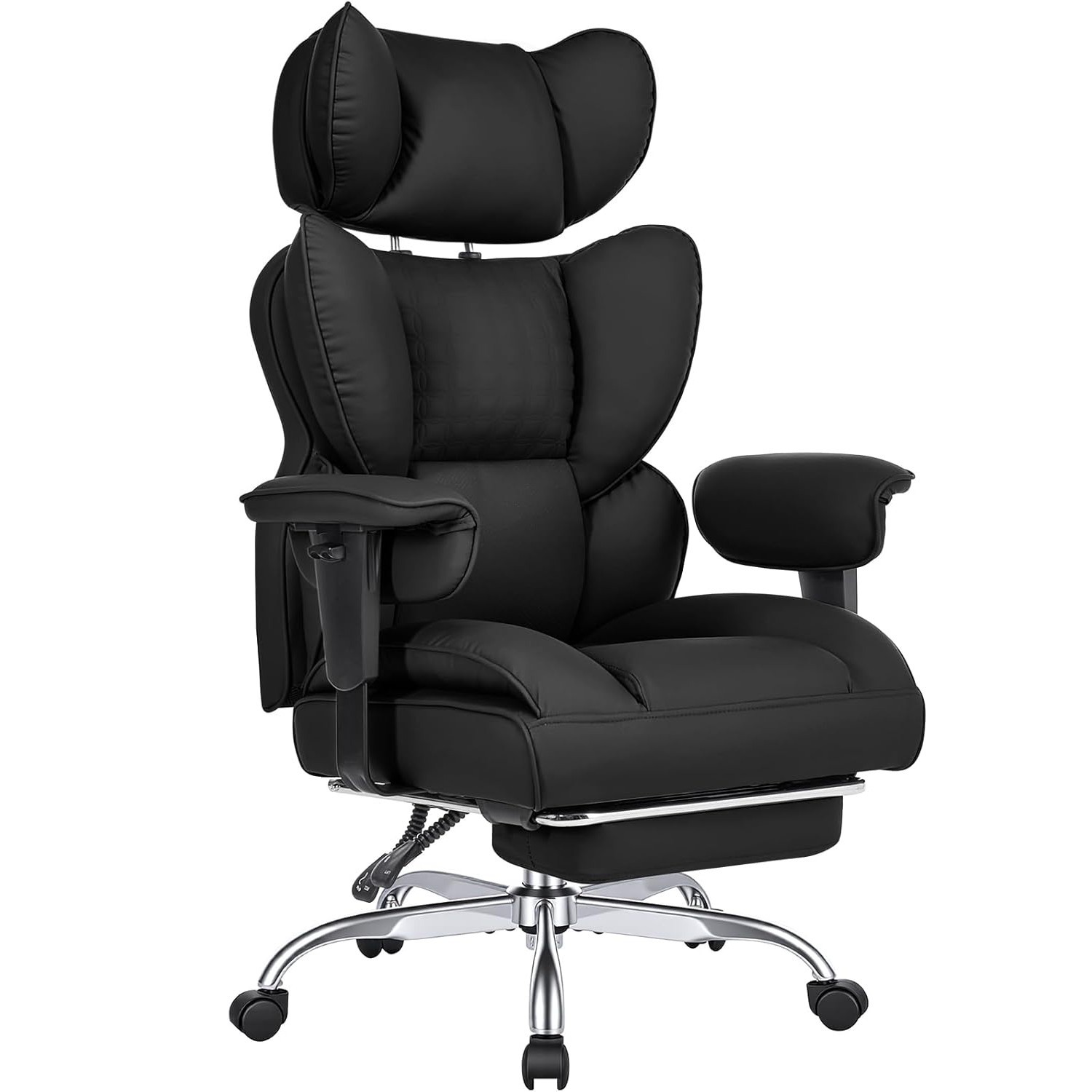 Big and Tall Executive Ergonomic Chair w/ Footrest High Back Adjustable Armrests