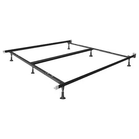 Rize Dqkg6 Bed Frame, 70In L X 60In W X 7-1/4In H