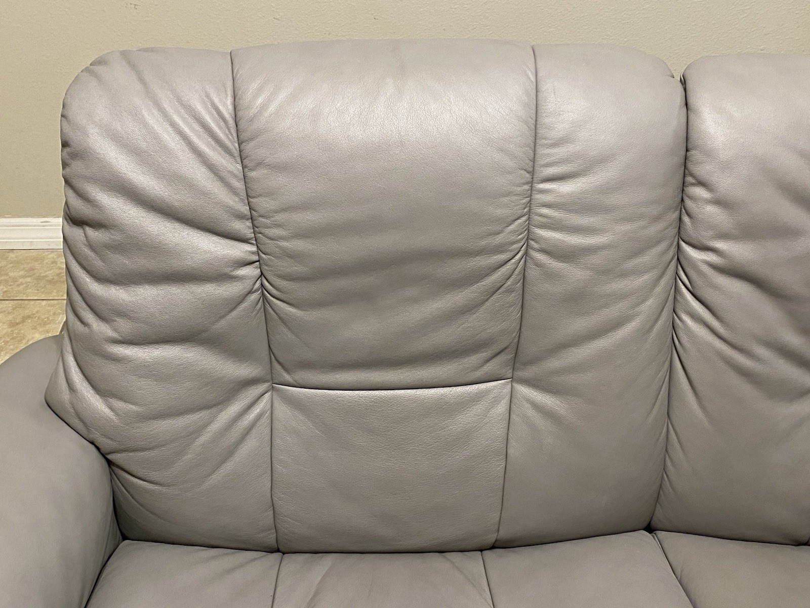 Ekornes Stressless Buckingham Leather Loveseat Sofa Luxury Furniture Norway MCM