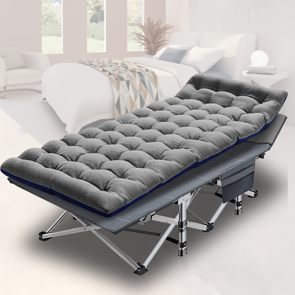 75inch Adult Folding Bed Military Bed Light Weight Folding Rollaway Cot 600 LBS