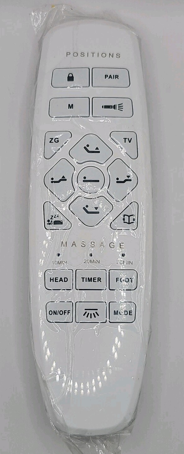 Adjustable Bed Remote Compat Okin RF.27.19.33 for Lucid L600 Split King