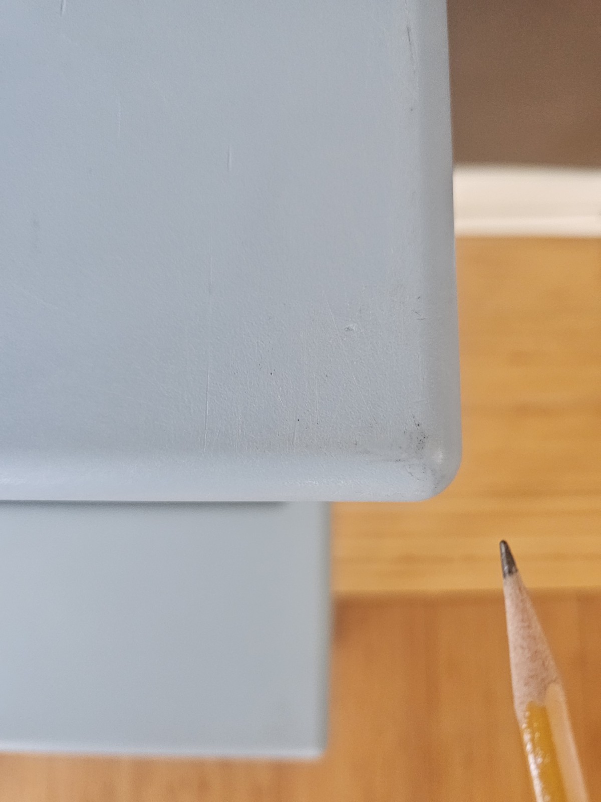 IKEA RARE Chris Martin Masterby Powder Blue Plastic Step Stool Made In Italy