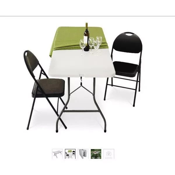 6′ Folding Banquet Table Off-White – Plastic Dev Group