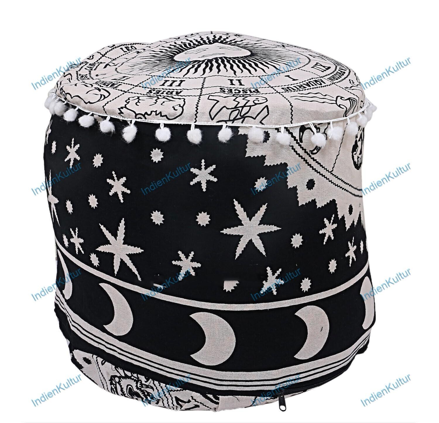 As Per Image Ottoman Chair Pouf Stool Mandala Handmade Pouffe Poof INDIAN Decor