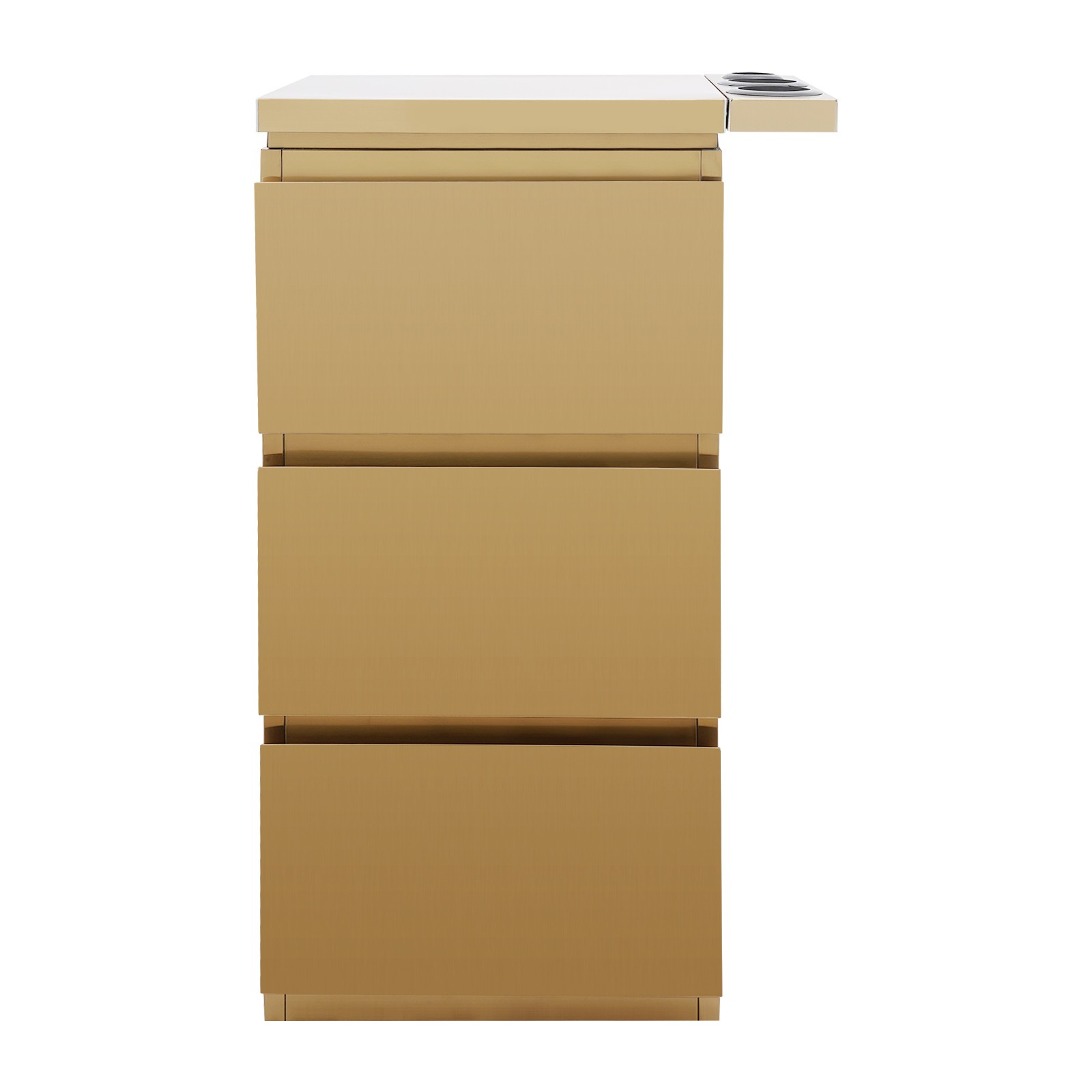3Drawer 45.5*30*83cm Organizer Unit Barber Shop Cabinet 201 Stainless Steel