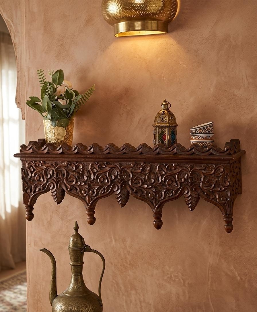 Wall Shelf/Home Decor/Wall shelf With Hooks/Wall Decor/Wall Hangings/Floating